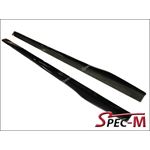 GTX Style Carbon Fiber Side Skirts Extension Lip F