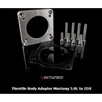 K-TUNED THROTTLE BODY ADAPTER MUSTANG 5.0L TO ZDX