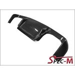 3D II Type Rear Bumper Carbon Fiber Diffuser For 2