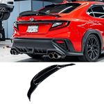 Aeroflow,Dynamics,2022+,Subaru,WRX,V3,Kogeki,Duckbill,Spoiler,Ignition,Red