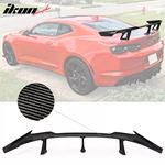 16-23 Chevy Camaro ZL1 1LE Style ABS Unpainted Black Trunk Spoiler