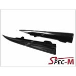 CARBON FIBER DP REAR BUMPER SIDE LIP for MERCEDES 