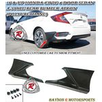 Bayson R, 2016-2018, Honda ,Civic ,Sedan, A Style, Rear, Aprons,Racing bee