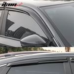 22-25 Honda Civic Sedan Mugen Style Window Visors Acrylic Air Deflector 4Pc