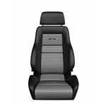 RECARO SEAT CLASSIC EXPERT LS BLACK LEATHER/HOUNDSTOOTH