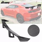 16-23 Chevy Camaro ZL1 1LE Style ABS Unpainted Black Trunk Spoiler