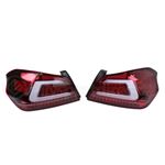 SUBISPEED USDM TR STYLE SEQUENTIAL TAIL LIGHT CBW (TR STYLE, CLEAR LENS, RED REFLECTOR) SUBARU WRX/