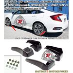 Bayson R, 2016-2018, Honda ,Civic ,Sedan ,Mud ,Splash, Guards,racing bee, bayson r