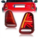 Archaic,Full,LED,Red,Tail,Lights,Assembly,For,Mini,Cooper,R50-R53,2001-2008,E-mark
