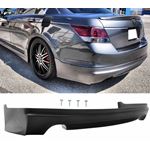 08-10 Honda Accord Mugen Style Rear Bumper Lip Unpainted - PU