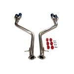 PLM,Axle,Back,Exhaust,Muffler,Delete,For,2021+,Acura,TLX,2.0T,Blue,Tip