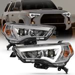 TOYOTA,4,RUNNER,14-18,H.L,PROJECTOR,PLANK,STYLE,H.L.,CHROME,CLEAR,AMBER