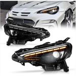 Archaic,Full,LED,Headlights,Assembly,For,Scion,FRS,Toyota,86,Subaru,BRZ,2012-2021