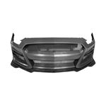 IKONMOTORSPORT GT500 STYLE FRONT BUMPER COVER REPLACEMENT FORD MUSTANG 15-17
