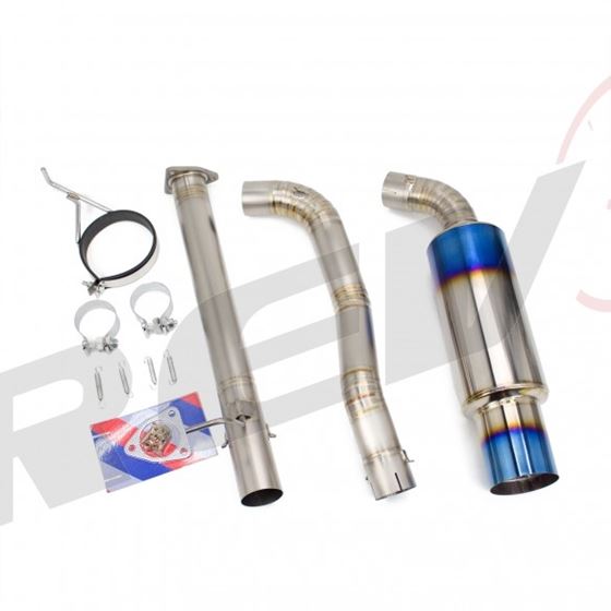 Single Exit Cat-Back Exhaust Kit, Titanium, 2.75" Inch, Honda S2000 00-09 (AP1/AP2)