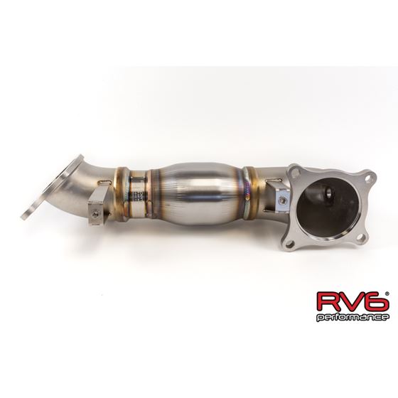 RV6,High,Temp,Catted,Downpipe,For,21+,TLX,2.0T,Type,R,Turbo,Ready