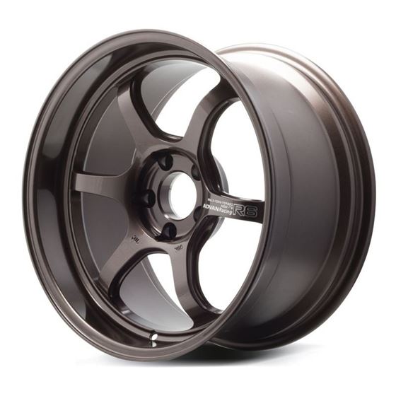 YOKOHAMA, WHEEL, ADVAN, R6, 18x9.5, +38, 5x114.3, Racing, Copper, Bronze, concave, 6 spoke