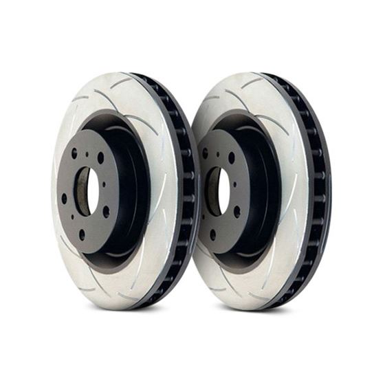 Street Series T2 Slotted Front Brake Rotors Set