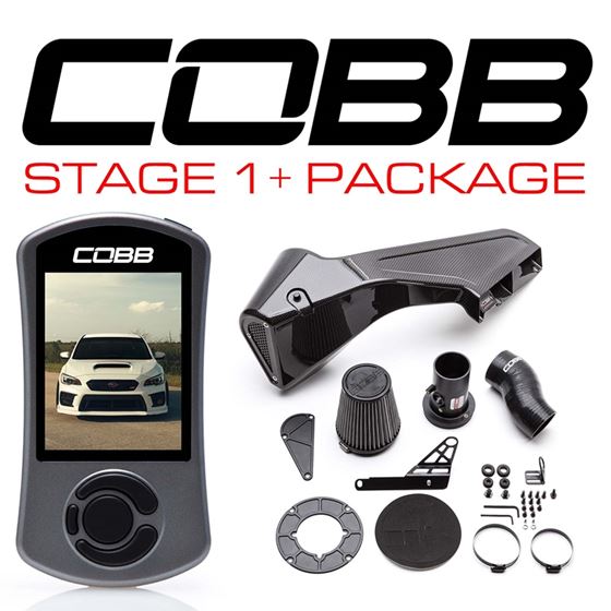 COBB Tuning Subaru Stage 1+ Redline Carbon Fiber Power Package - Subaru STI 2015-2021