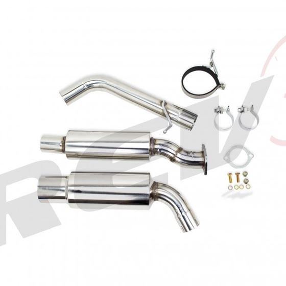 Single Exit Cat-Back Exhaust, Stainless Steel, Nissan 370Z (Z34) 2009-17