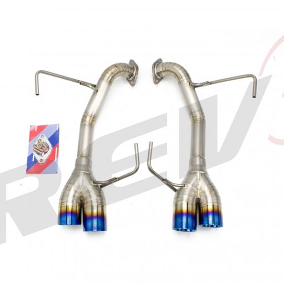 Subaru WRX (VA1)/STI (VA2) 2015+, Titanium Axle Back FlowMaxx Muffler Deleted Kit - Straight Pipe