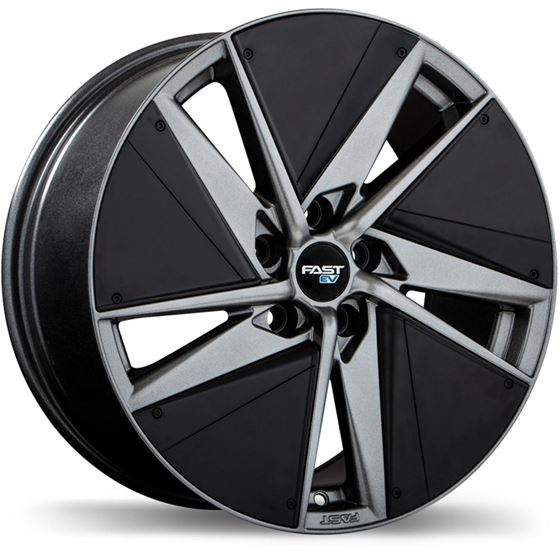 Fast,Wheels,EV01(+),Titanium,19x9.5,+45,5x114.3mm,64.1CB,Tesla,Model,Y,Fitment
