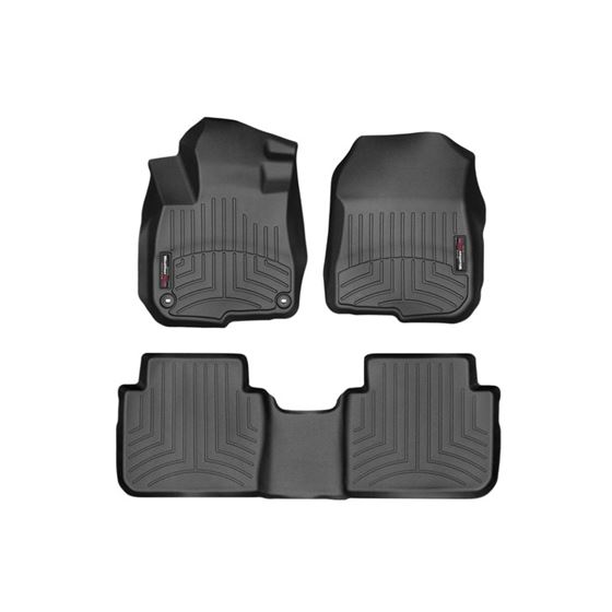 441110-1-2, WeatherTech, Floor, Mat, 2017+, Honda, CRV, Black, floor, liner, mats, laser, perfect, f