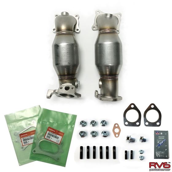 RV6, GEN, 2, High, Flow, Precat, Kit, 12-15, Honda, Pilot