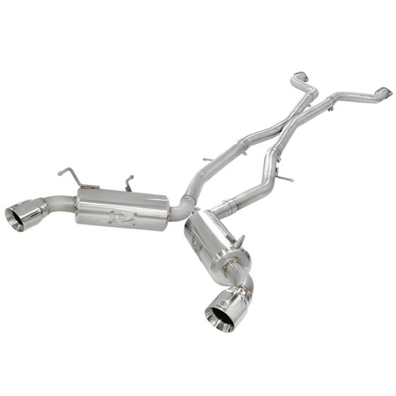 aFe,Takeda,2.5,inch,SS,Exhaust,Cat,Back,09-13,Nissan,370Z,V6,3.7L,Polished,Tips,VQ,NISMO