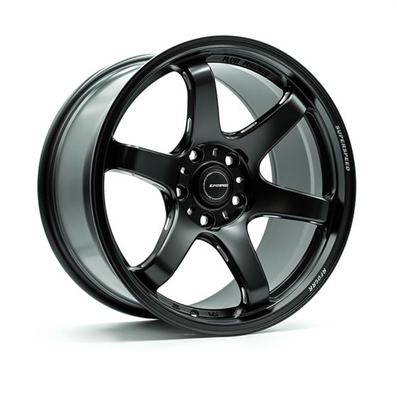 SuperSpeed,RF06RR,18x9.5,+38,5x114.3,73.1CB,Matte,Black,WRX,STI,CIVIC ,Fitment