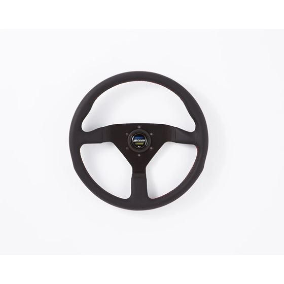 Spoon,Steering,Wheel,ALL,black,with,red,stitching