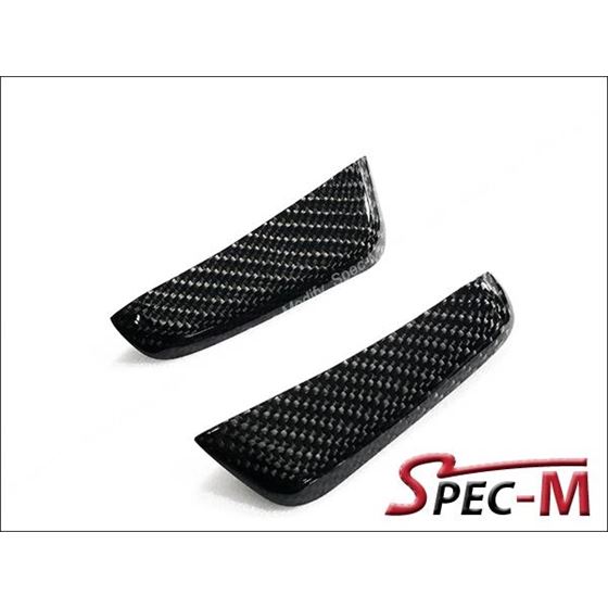 JPM Carbon Fiber Front Bumper Side Canards Fins (2