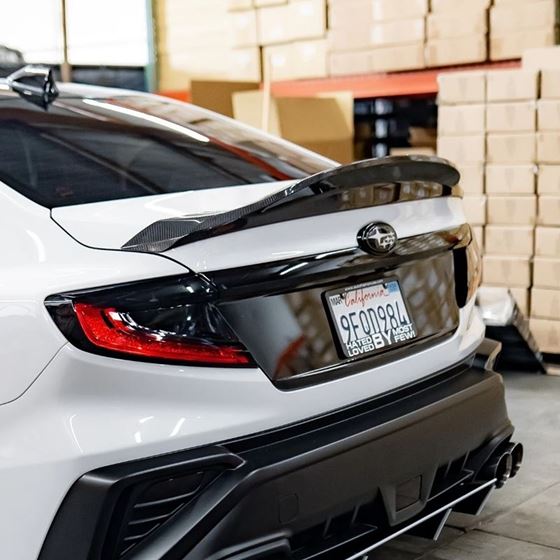 Aeroflow,Dynamics,2022-2024,Subaru,WRX,V4,Kogeki,Duckbill,Spoiler,Carbon,Fiber