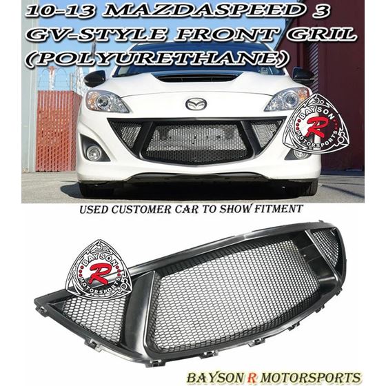 Bayson,R,GV,Style,Front,Grille,For,2010-2013,Mazdaspeed,3