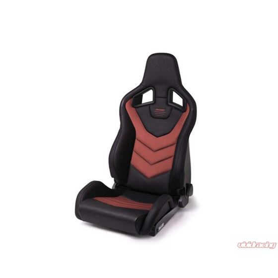 RECARO SEAT SPORTSTER GT DRIVER VINYAL RED SUEDE