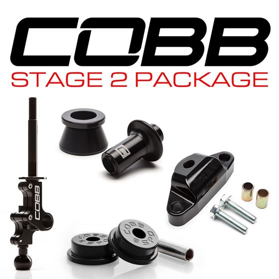 COBB Tuning Stage 2 Drivetrain Package w/ Black Lockout