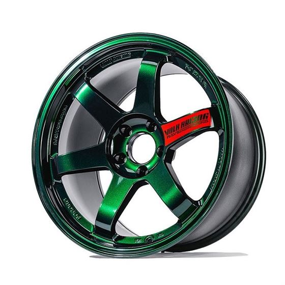 RAYS, Volk, Racing, TE37SL, 18x9.5, +38, 5x114.3, Racing, Green, Subaru, WRX, STI, 10th, Gen, Honda,