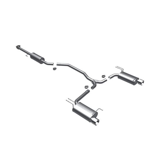 mag16817, 16817, MAGNAFLOW, STREET, SERIES, STAINLESS, STEEL, CAT, BACK, EXHAUST, SYSTEM, COUPE, V6,