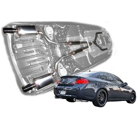 2007-2008 INFINITI G35 SEDAN (Fits AWD and RWD)- STAINLESS STEEL ,CAT,BACK,EXHAUST,SYSTEM,504375