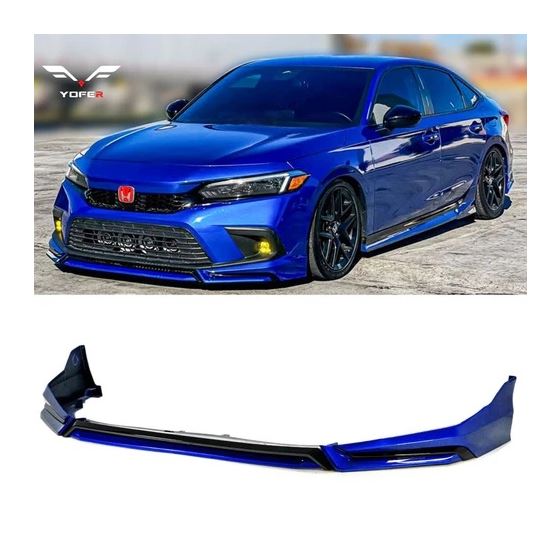 2022-2024 HONDA CIVIC SEDAN YOFER V3 FRONT BUMPER LIP (AEGEAN BLUE)