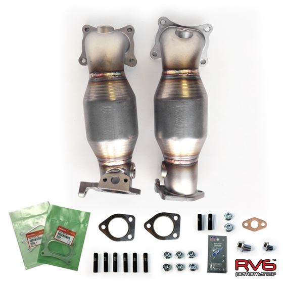 RV6, GEN, 2, High, Flow, Precat, Kit, 08-12, Accord, V6, 3.5L, honda