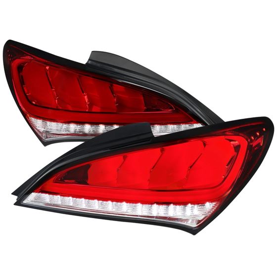 SPEC D RED SEQUENTIAL LED TAIL LIGHT HYUNDAI GENESIS COUPE 10-16