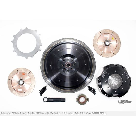 Clutch Masters twin disc clutch kits for the 2017+ Honda Civic Type R 2.0T. Twin Disc. 7.25 in. (Rac