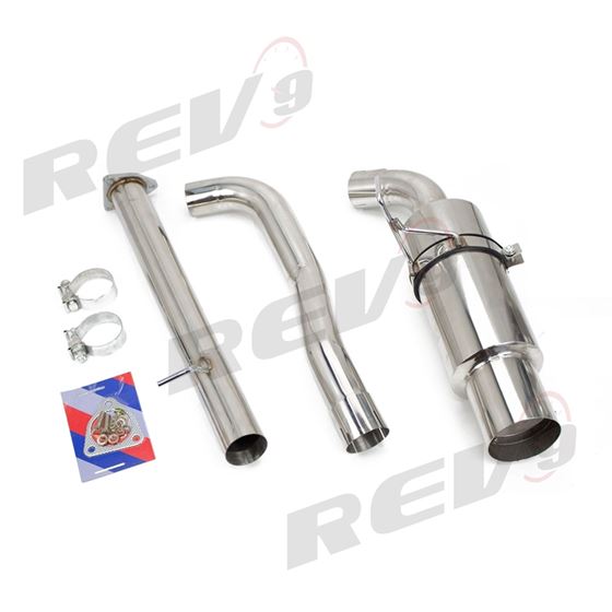 Single Exit Cat-Back Exhaust Kit, Stainless, 2.75" Inch, Honda S2000 00-09 (AP1/AP2)