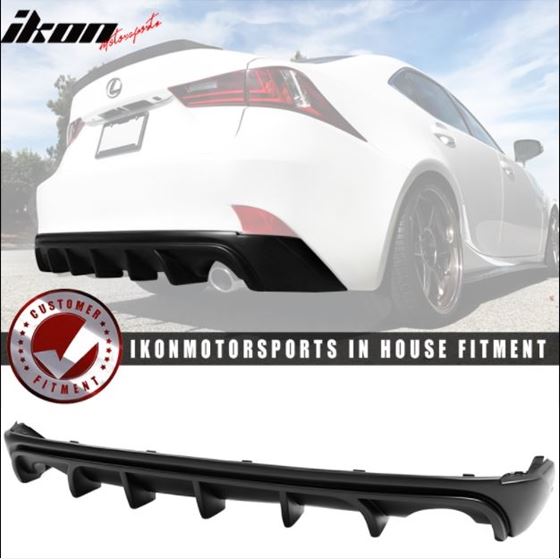 IKONMOTORSPORT SPORT STYLE REAR DIFFUSER LEXUS IS 14-16