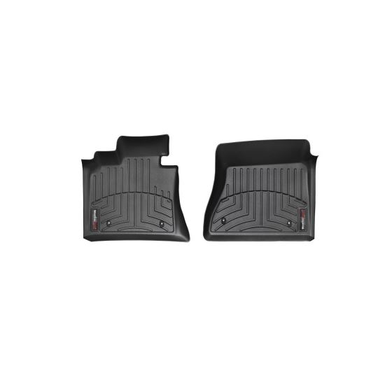446971, WeatherTech, 15, Ford, F-150, f150, Supercrew, and, Supercab, Only, Front, FloorLiners, Blac