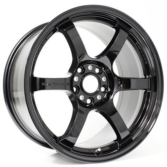 RAYS Gram Lights 57DR 18x9.5 +22 5x114.3 - Glossy Black (Evo X / Corolla Fitment)