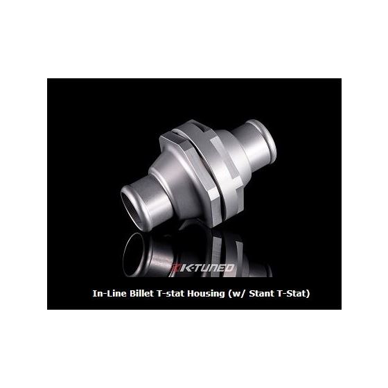 K-TUNED IN-LINE BILLET THERMOSTAT HOUSING W/ STANT T-STAT