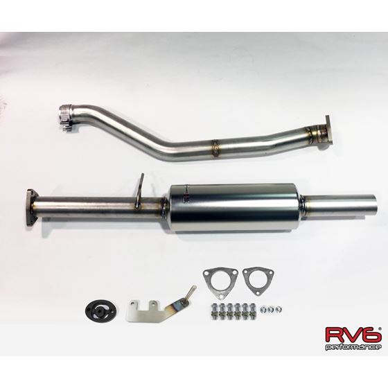 RV6, Resonated, Midpipe, Kit, 13-17, Accord, Coupe, I4, 2.4L, honda