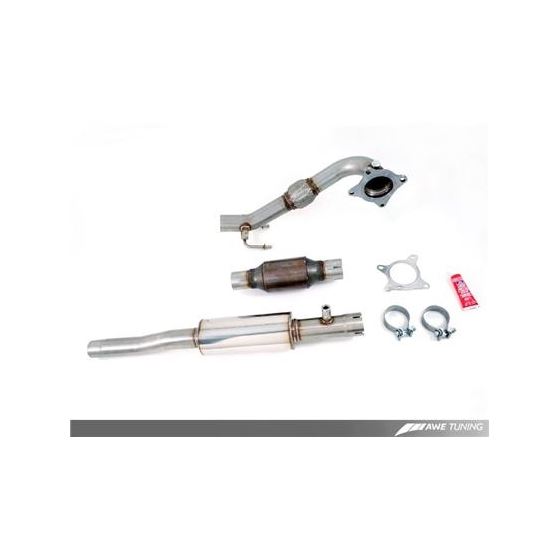 3215-11022,AWE ,Tuning ,2.0T FSI ,TSI ,Performance ,Downpipe, w/Metal Cat,Tuning,loud,back fire,afte
